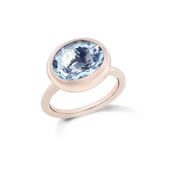 Anello Fiore Roberta srl Donna Pop in Oro rosa Topazio 5.90 Ct FA4406R56 - FA4406R56